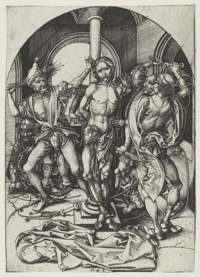 Biczowanie autorstwa Martin Schongauer