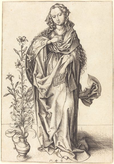 Madonna autorstwa Martin Schongauer