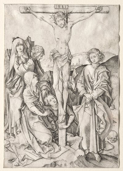 Pasja: Chrystus na krzyżu. autorstwa Martin Schongauer