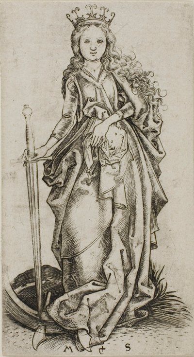 Mała Święta Katarzyna autorstwa Martin Schongauer