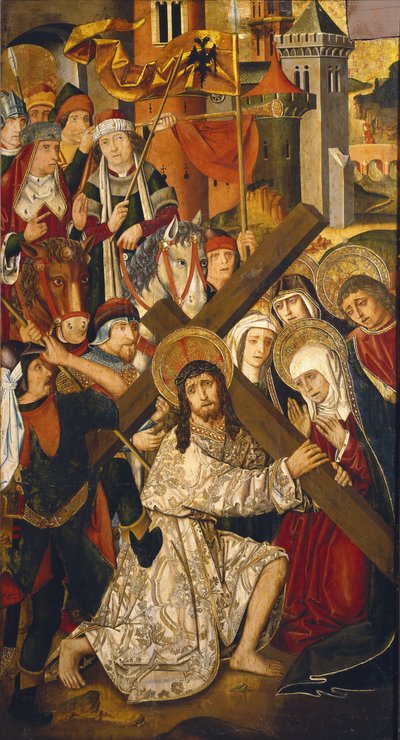 Droga na Kalwarię (fragment) autorstwa Martin & Ximenez Miguel (fl.1466 1505) Bernat