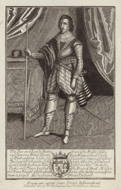 George Villiers autorstwa Martin, the elder Droeshout