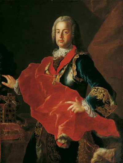 Cesarz Franciszek I Stefan Lotaryński autorstwa Martin van Meytens d. J.