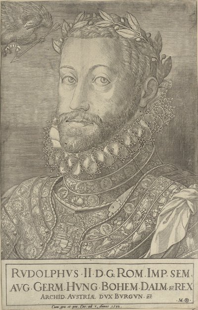 Cesarz Rudolf II autorstwa Martino Rota