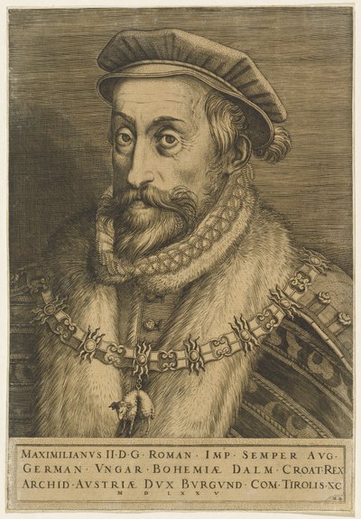 Maksymilian II, cesarz rzymski autorstwa Martino Rota