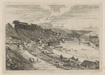 Widok na Bouillon autorstwa Martinus Antonius Kuytenbrouwer jr.