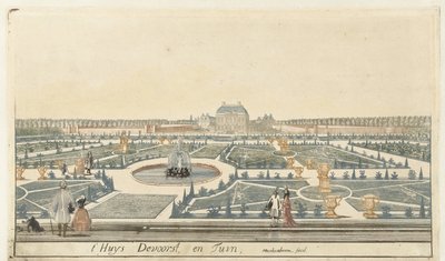 Widok Huis De Voorst autorstwa Martinus Berkenboom