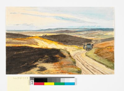 Hulvej w Tolne Bakker, Vendsyssel, 21 maja 1833 autorstwa Martinus Rørbye