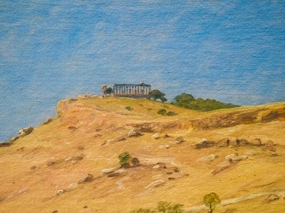 Widok z Girgenti autorstwa Martinus Rorbye