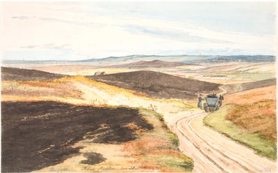 Hulvej w Tolne Bakker, Vendsyssel, 21 maja 1833 autorstwa Martinus Rørbye