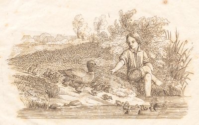 Ilustracja do „Pół setki bajek dla dzieci” autorstwa Hey autorstwa Martinus Rørbye