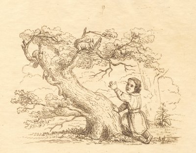 Ilustracja do „Pół setki bajek dla dzieci” autorstwa Hey autorstwa Martinus Rørbye