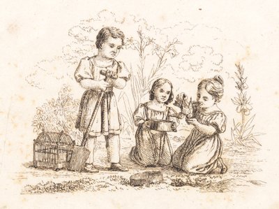 Ilustracja do „Pół setki bajek dla dzieci” autorstwa Hey autorstwa Martinus Rørbye