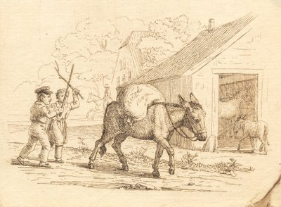 Ilustracja do „Pół setki bajek dla dzieci” autorstwa Hey autorstwa Martinus Rørbye
