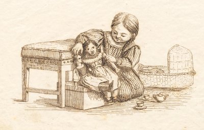 Ilustracja do „Pół setki bajek dla dzieci” autorstwa Hey autorstwa Martinus Rørbye