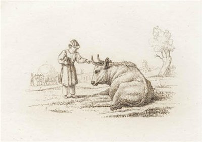 Ilustracja do „Pół setki bajek dla dzieci” autorstwa Hey autorstwa Martinus Rørbye