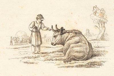 Ilustracja do „Pół setki bajek dla dzieci” autorstwa Hey autorstwa Martinus Rørbye
