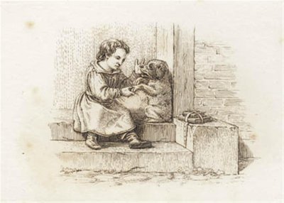 Ilustracja do „Pół setki bajek dla dzieci” autorstwa Hey autorstwa Martinus Rørbye