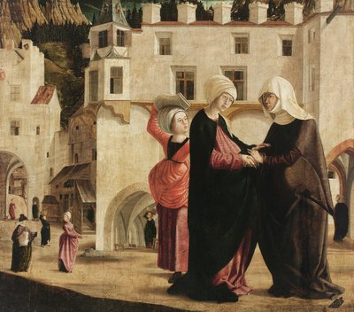 Nawiedzenie, ok.1502 (malarstwo na drewnie świerkowym) autorstwa Marx Reichlich