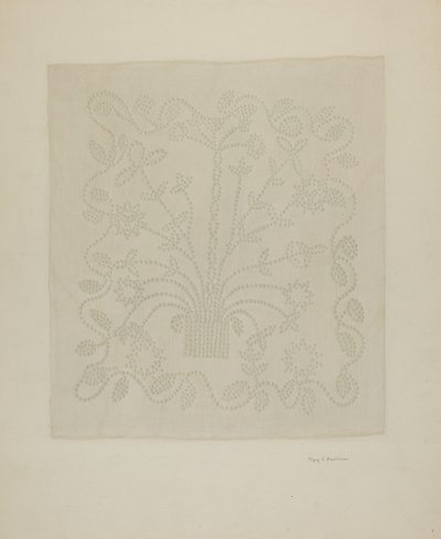 Ręcznie tkana pościel autorstwa Mary C. Davidson