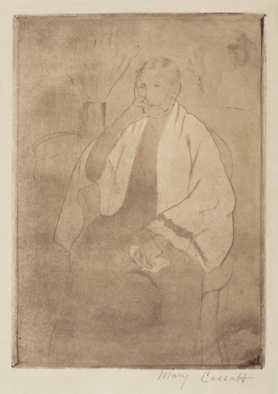 Portret matki artysty autorstwa Mary Cassatt