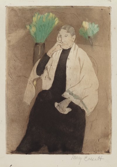 Portret matki artysty autorstwa Mary Cassatt
