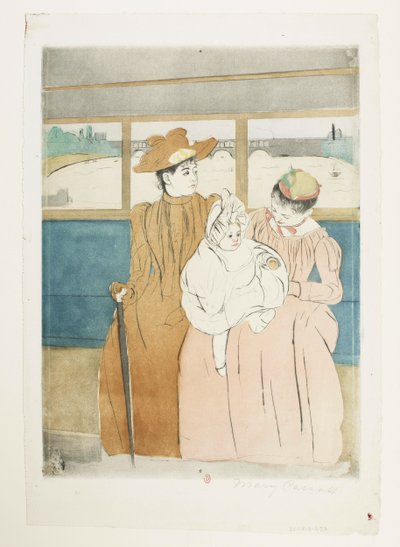 W zawodach zbiorowych [konkurencja b] autorstwa Mary Cassatt