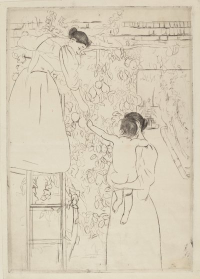 Zbieranie owoców autorstwa Mary Cassatt