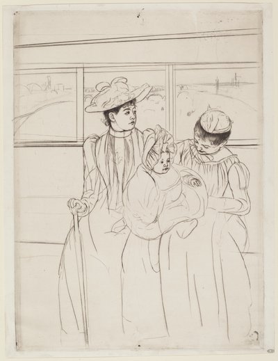 W Omnibusie autorstwa Mary Cassatt