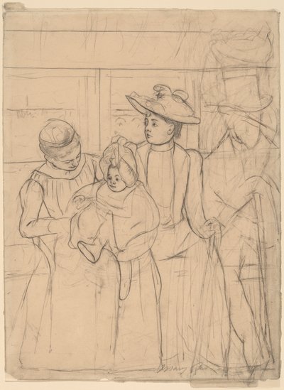W Omnibusie autorstwa Mary Cassatt
