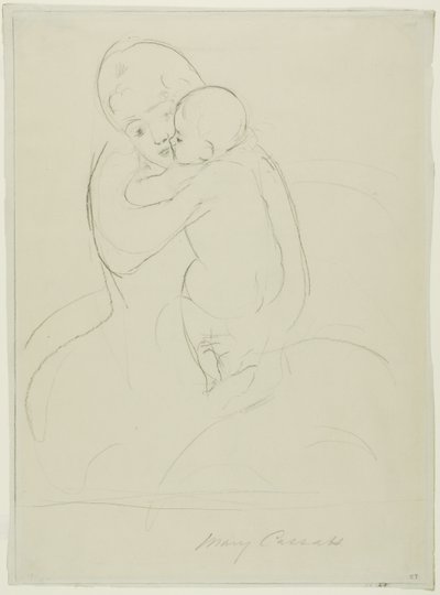 Matczyna pieszczota autorstwa Mary Cassatt