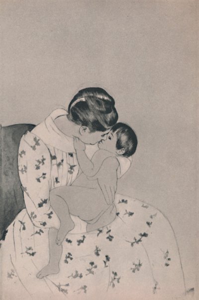 Matka i dziecko, ok. 1890, 1946 autorstwa Mary Cassatt