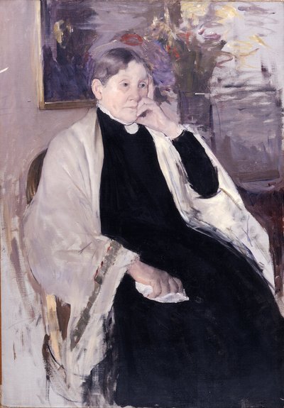 Pani Robert S. Cassatt, matka artystki autorstwa Mary Cassatt