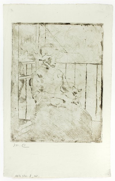 Na balkonie autorstwa Mary Cassatt