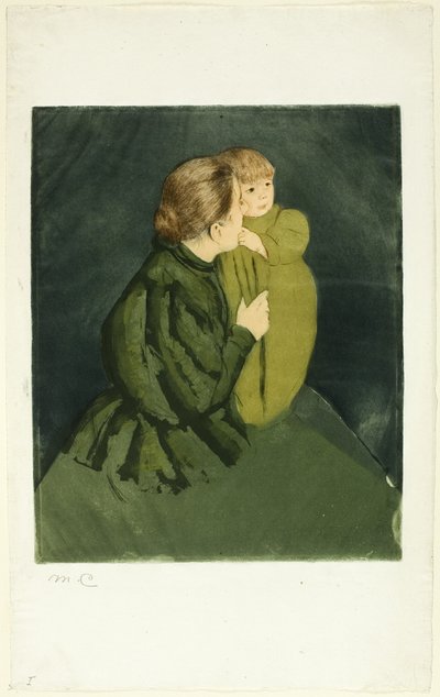 Chłopska Matka i Dziecko autorstwa Mary Cassatt