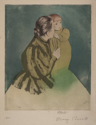 Chłopska matka z dzieckiem autorstwa Mary Cassatt