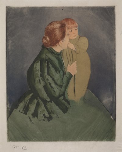 Chłopska matka z dzieckiem autorstwa Mary Cassatt