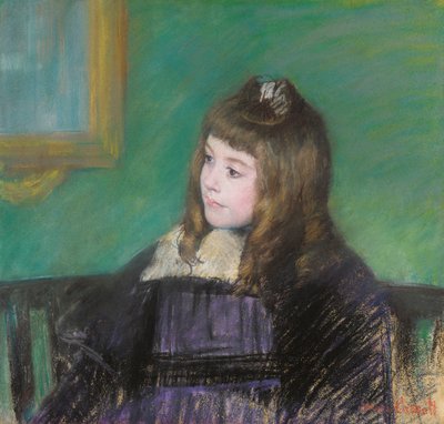 Portret Marie-Teresy Gaillard autorstwa Mary Cassatt