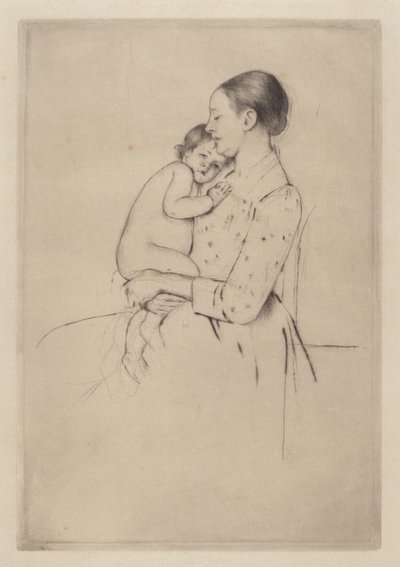 Cisza, ok. 1891 autorstwa Mary Cassatt