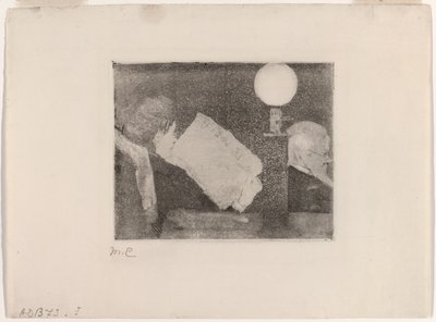 Czytanie gazety nr 2 autorstwa Mary Cassatt