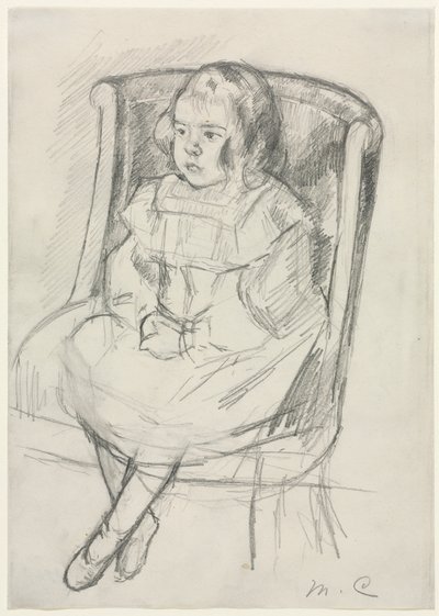 Simone w pozycji siedzącej, ok. 1903. autorstwa Mary Cassatt