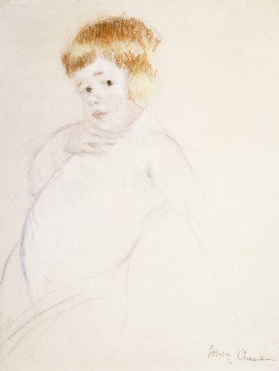 Study for the Baby for The Caress, ok. 1902 autorstwa Mary Cassatt