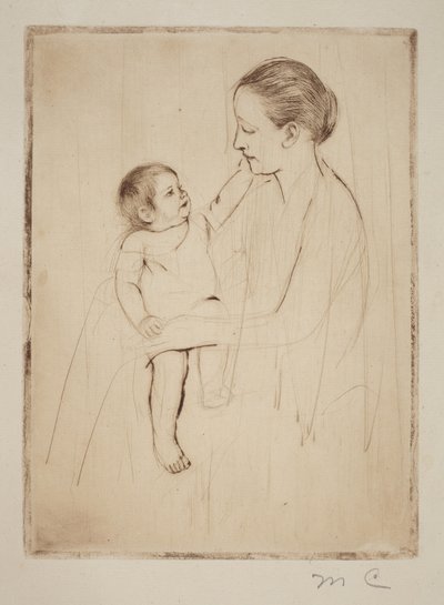 Pieszczota autorstwa Mary Cassatt