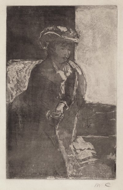 Narożnik sofy (nr 3) autorstwa Mary Cassatt