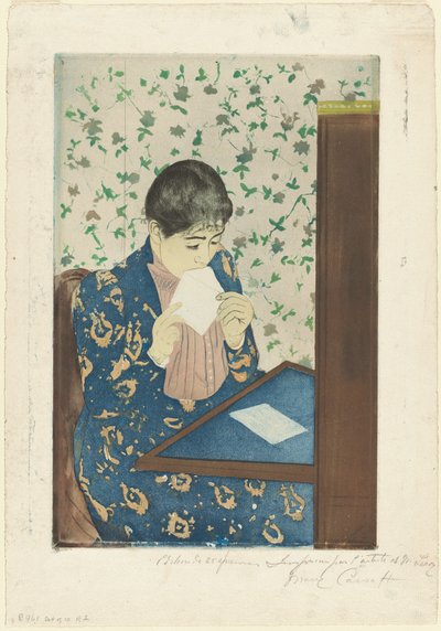 Litera autorstwa Mary Cassatt