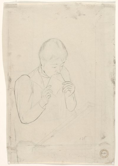 List werso, 1890-1891. autorstwa Mary Cassatt