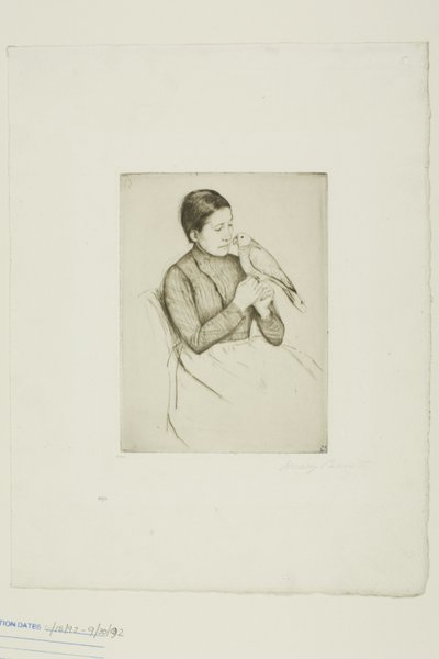 Papuga autorstwa Mary Cassatt