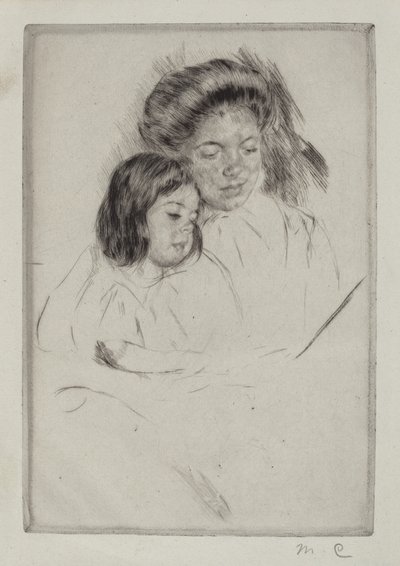 Książka z obrazkami (nr 1) autorstwa Mary Cassatt