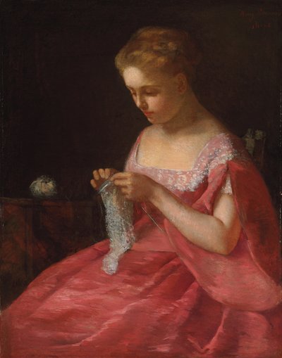 Młoda Panna Młoda, ok. 1866-67 autorstwa Mary Cassatt