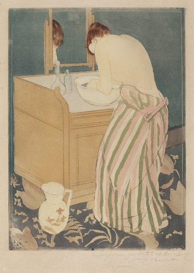 Kobieta w kąpieli autorstwa Mary Cassatt